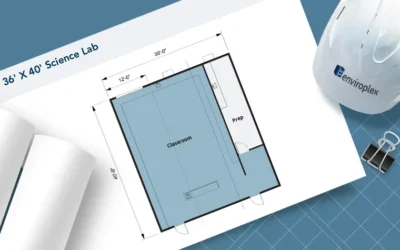 36′ X 40′ Science Lab Floor Plan